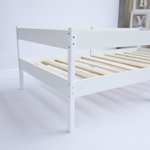 Кровать подростковая "Малютка ЛД" 160*80 см., белая/белая (СЧ)