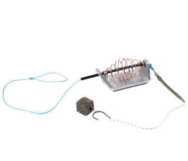 Монтаж Bogos Лодочка с бойловым поводком 140г Крючки №1 1шт снасть для использования с гранулами