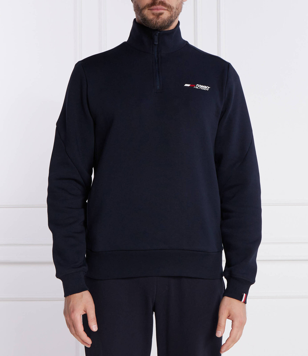 Худи ESSENTIALS 1/4 ZIP Tommy Sport - темно-синий(MW0MW32610)