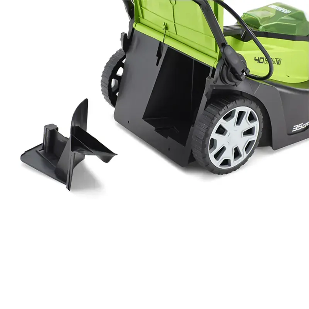 Аккумуляторная газонокосилка Greenworks G40LM35K8 (1 x 8 Ач, Быстрое ЗУ) 2501907U8F