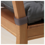 Подушка на стул IKEA MALINDA (МАЛИНДА), Серый, 40 / 35х38х7 см