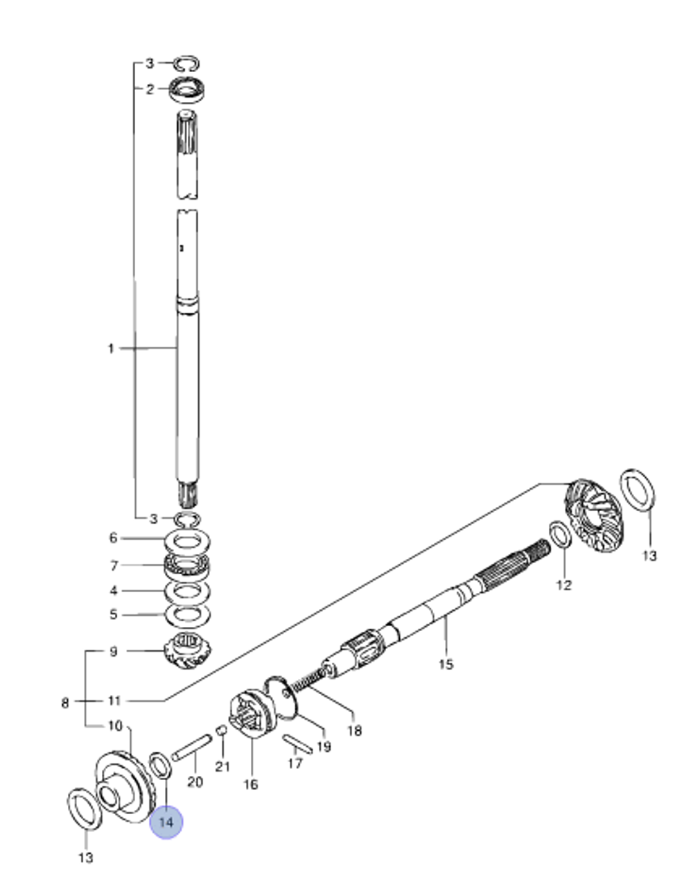 Шайба регулировочная 15X22X1.5