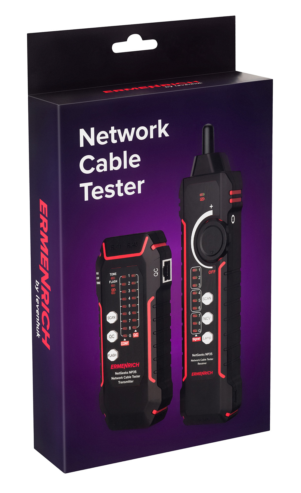 Кабельный тестер Ermenrich NetGeeks NP35
