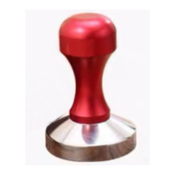 Темпер для кофе d 58 мм нерж. + алюм. красный P.L.- Barbossa