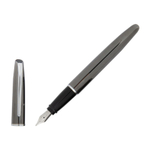 Перьевая ручка Aurora Style Metal Grey CT, перо - F, в подарочной коробке