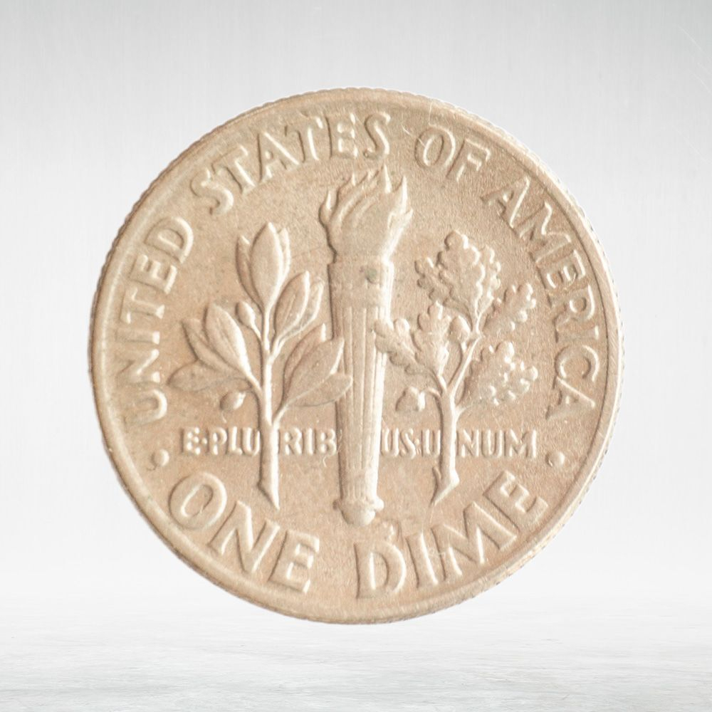 USA, 1 Dime, 1970 - Roosevelt Dime (D), XF