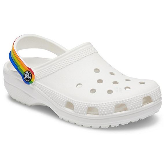 Crocs Classic Clog 'White Rainbow'
