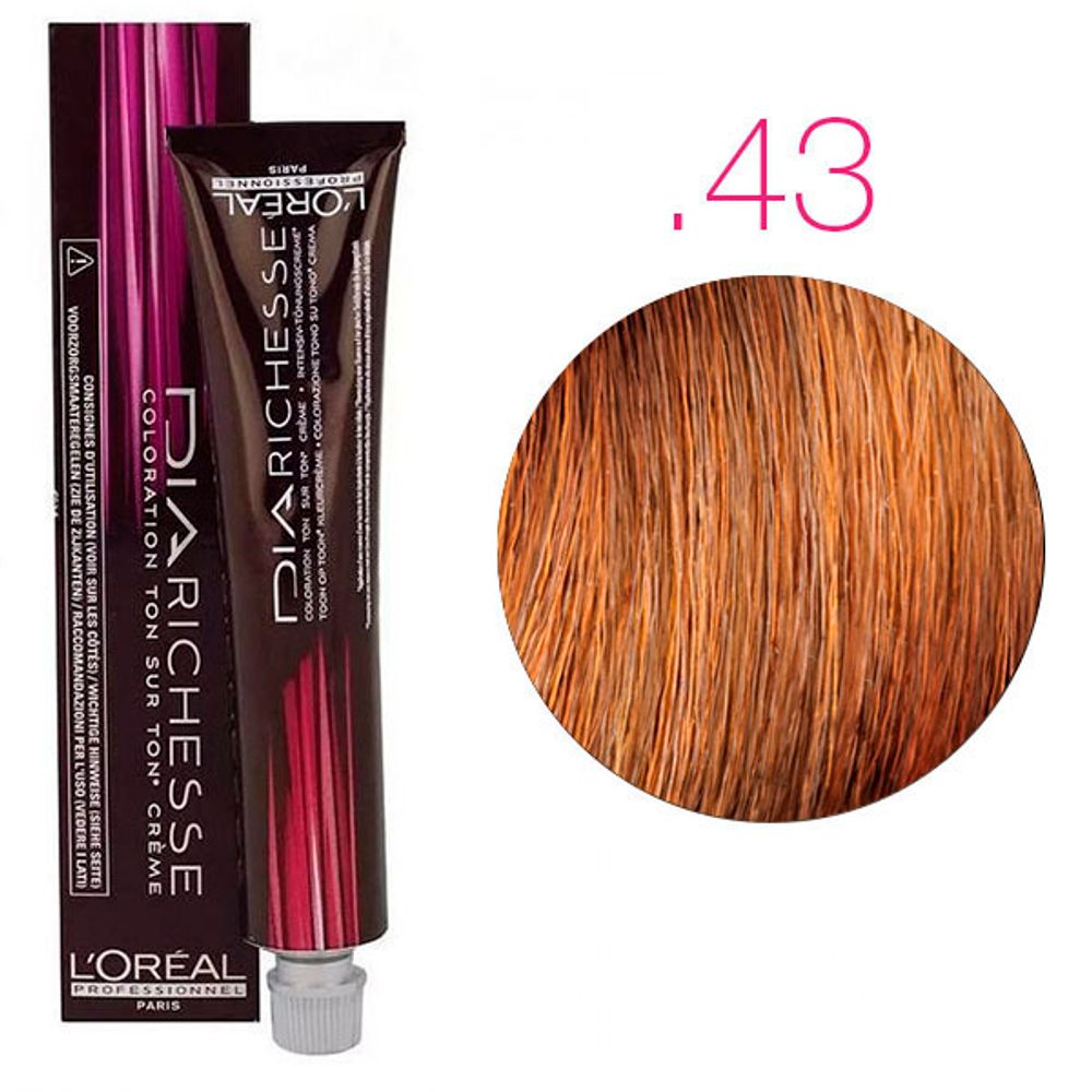 L&#39;Oreal Professionnel Dia Richesse Hi-Visibility .43 - Тёмная охра 50 мл