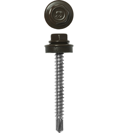 ЗУБР СКД 8028, 50 х 4.8 мм, зем.-коричн., 250 шт, кровельный саморез (4-300315-48-050-8028)