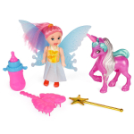 Кукла тип Модница-мини с крыльями с аксесс., пакет W900-5