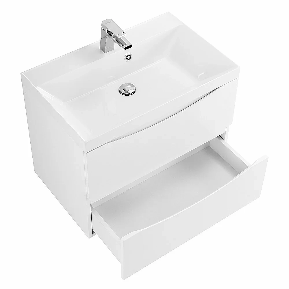 Тумба с раковиной Belbagno MARINO 60 подвесная Bianco Opaco