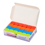 Точилка Basir, одинарная, с контейнером, серия "Куб", чёрный корпус, 3.3*2.6 см