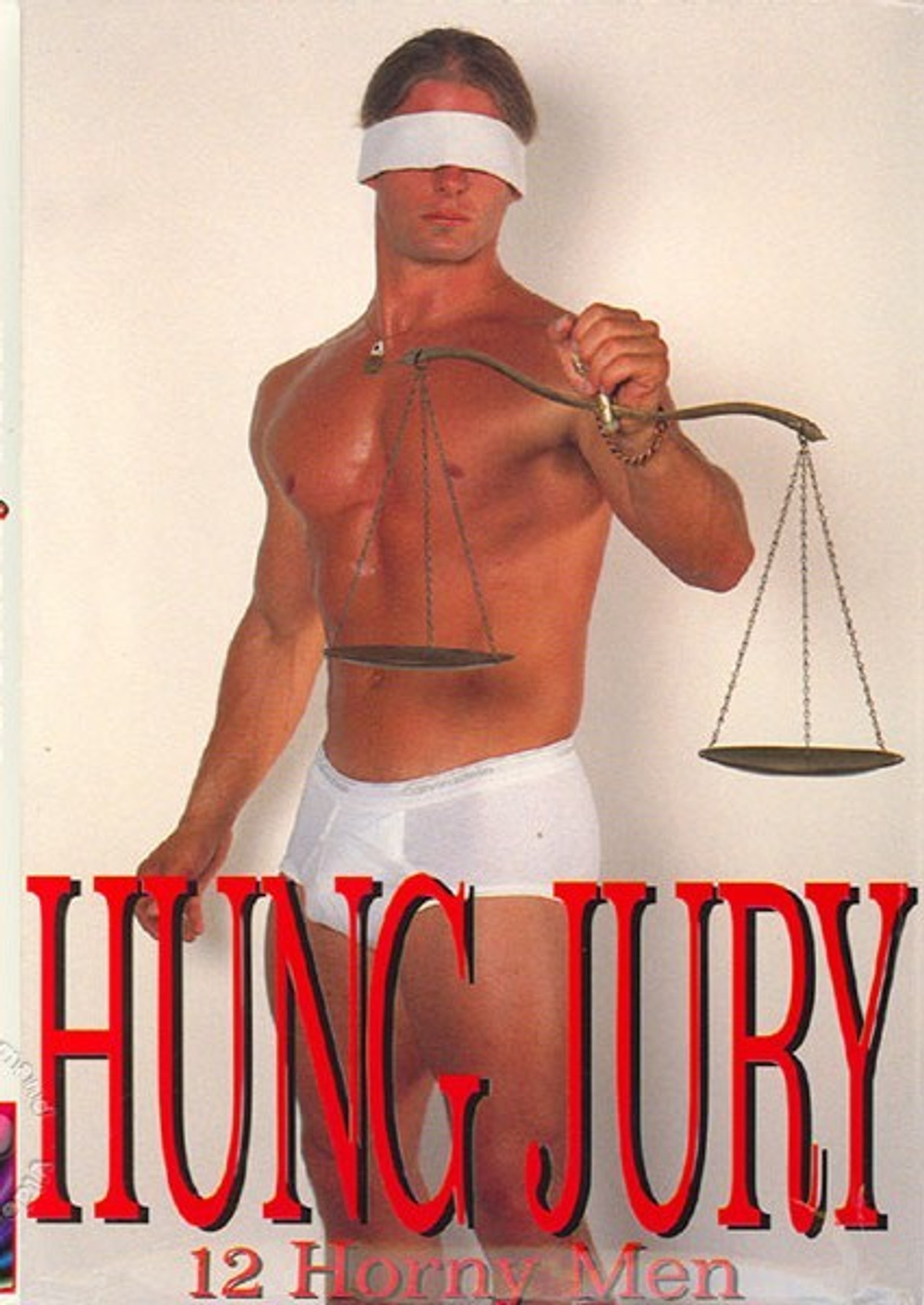 обложка гейпорнофильма "Hung Jury - 12 Horny Men" студии Hollywood Sales