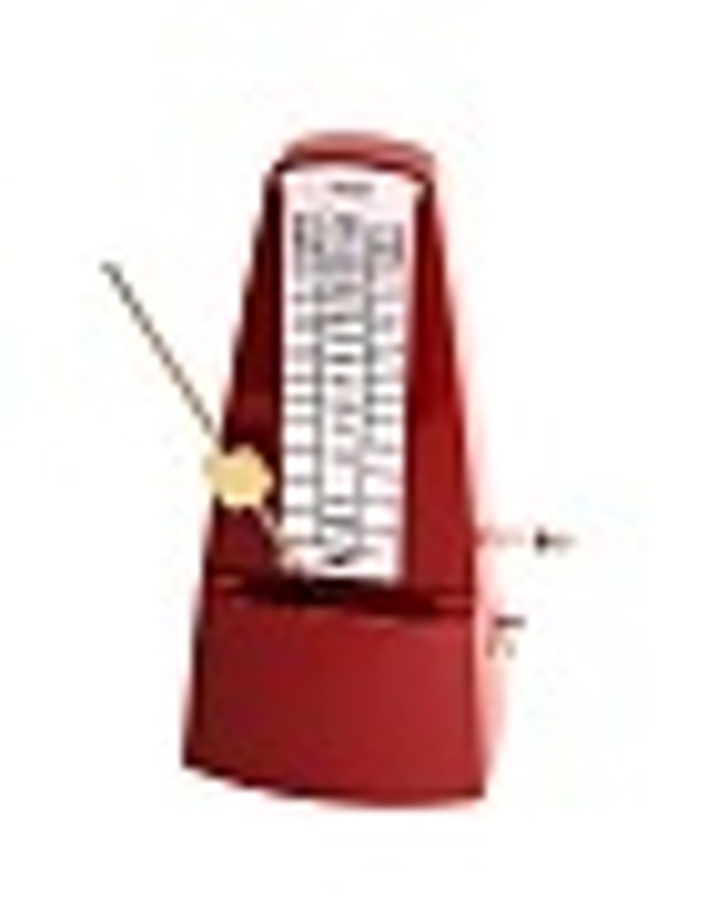 Musedo M-20-RD Метроном механический, красный. Размеры, мм: 284 х 104 х 119. Вес: 650гр.