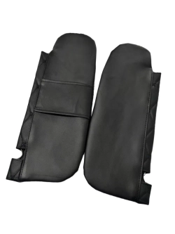 Чехлы на козырьки Лада Гранта,Калина, Датсун(чёрная Бабочка)