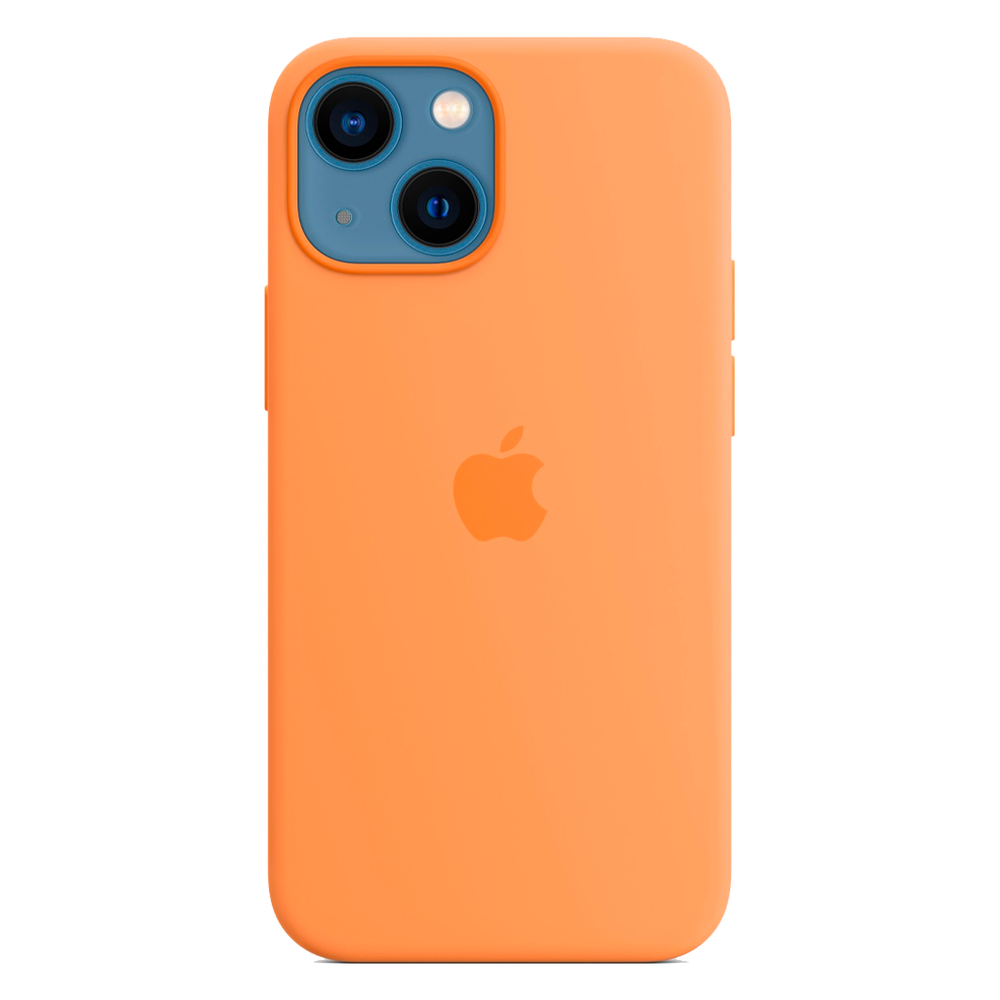 Силиконовый чехол с поддержкой MagSafe Apple Silicone Case для iPhone 13 mini, Marigold (Весенняя мимоза)