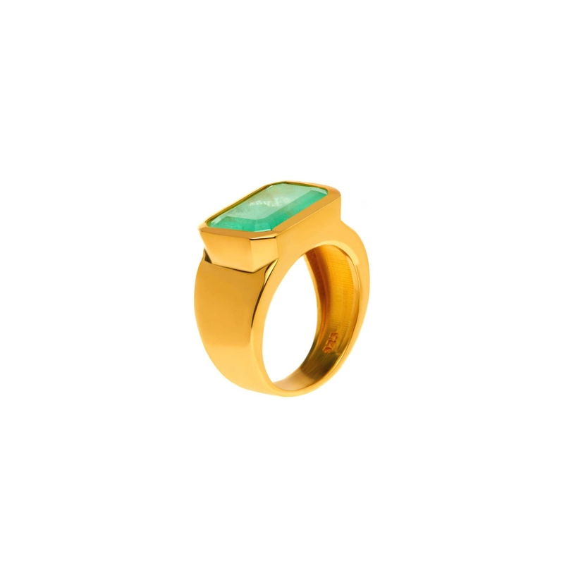 Кольцо Rita Green Stone Ring