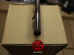 Нож Spyderco Native 5 LTW - коричневая рукоять, светлый клинок RK/496