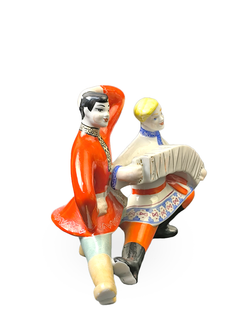Фарфоровая статуэтка "Русский перепляс" Полонное ЗХК
