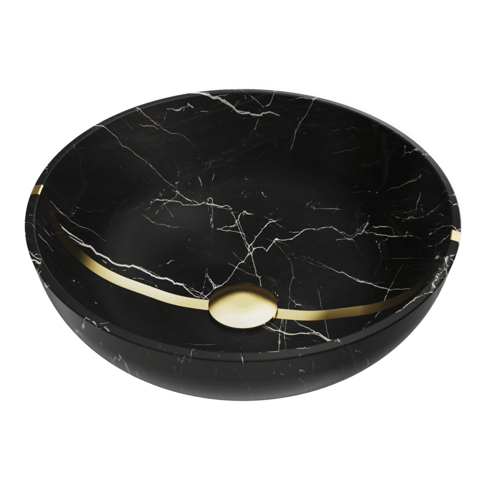 Раковина для ванной Omoikiri Hitomi-BL Marble Natceramic/BL Marble