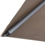 Зонт садовый складной с подставкой, квадратный 300*300 см, бежевый