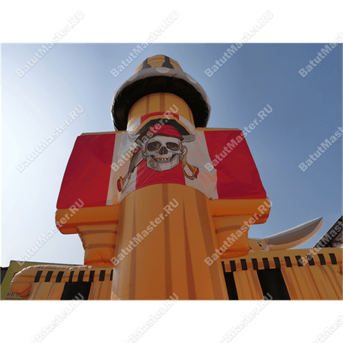 Коммерческий надувной батут "Корабль"