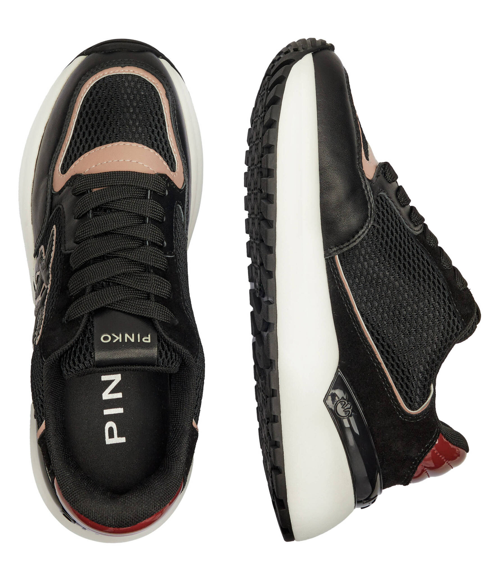 Кожаные кроссовки Pinko - черный(SS0055 P020)