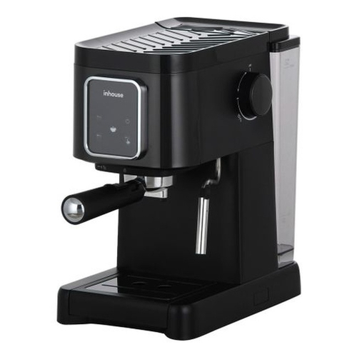 Кофеварка рожковая Inhouse ICM2002BK, 1100 Вт, 20 Бар, черная