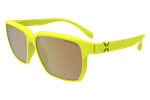 Спортивные очки HILX Rebel Shiny Milky Neon Yellow / Gold Mirror Polarized Lens