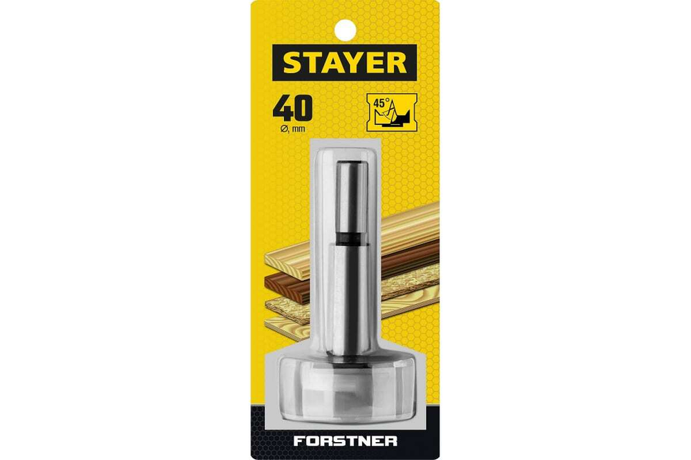 Сверло Форстнера по дереву STAUER Forstner 40 мм 29985-40_z01