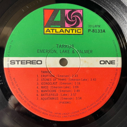 Винтажная виниловая пластинка LP Emerson, Lake and Palmer Tarkus (Япония 1971) (Без Оби)