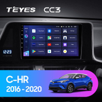 Teyes CC3 9" для Toyota C-HR 2016-2020 (прав)