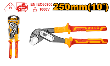 Клещи переставные диэлектрические INGCO HIPP28250 INDUSTRIAL 250 мм