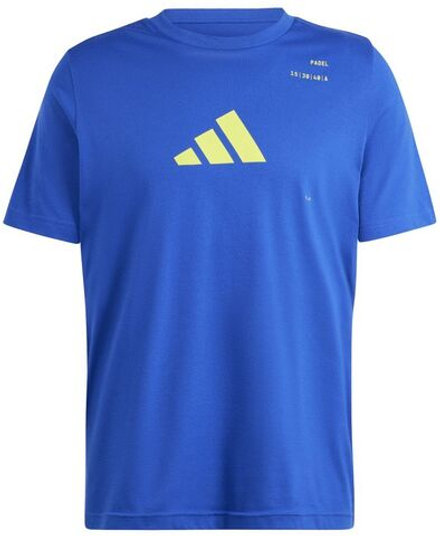 Мужская теннисная футболка Adidas Padel Category Graphic T-Shirt - royal blue