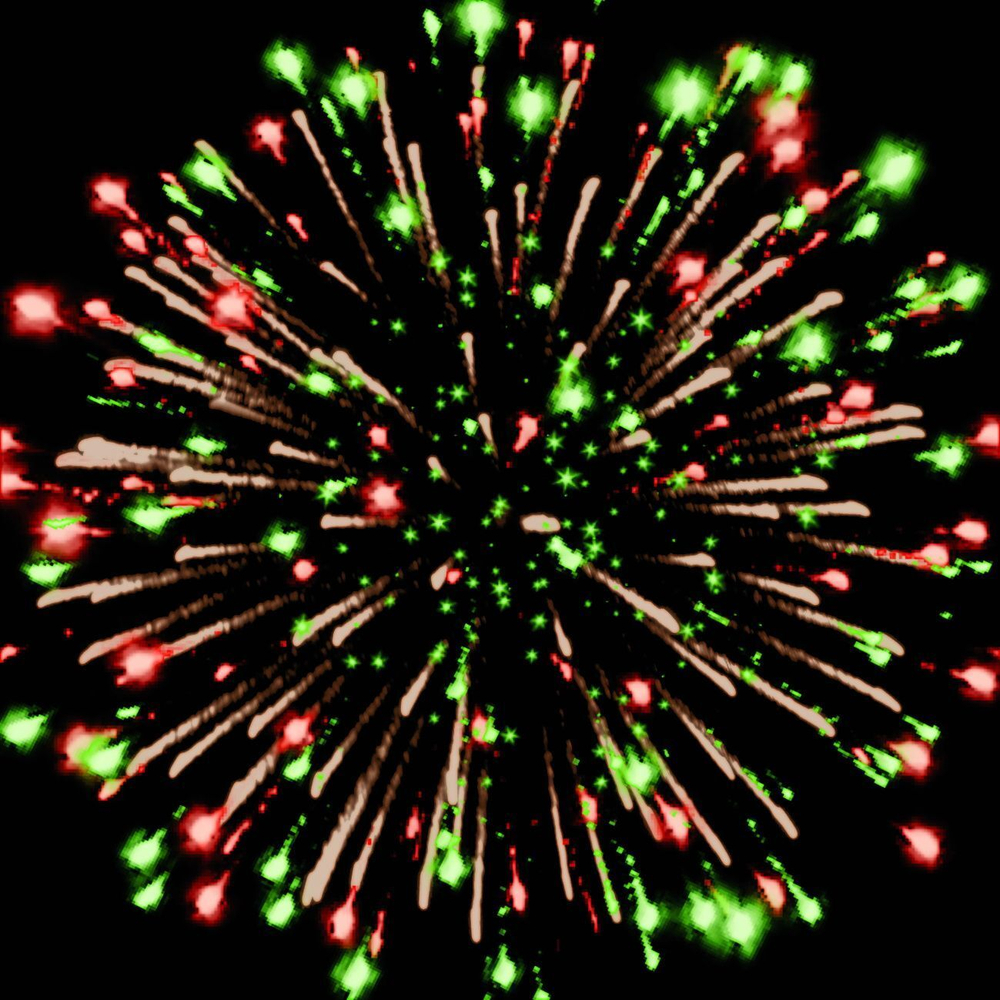 Фейерверк "Счастья в Новом году!"