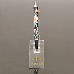 Ручка шариковая Parker "Лилии" №2 с ручной росписью в футляре