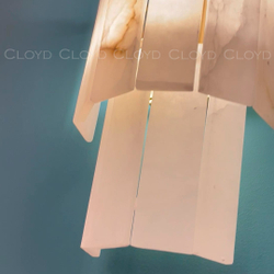 Бра Cloyd HERCULANUM-A W2 / выс. 28 см - алебастр - латунь (арт.20405)