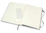 Блокнот Moleskine CLASSIC DOUBLE (NB413HBK) 19х25см линейка/нелинованный твердая обложка черный
