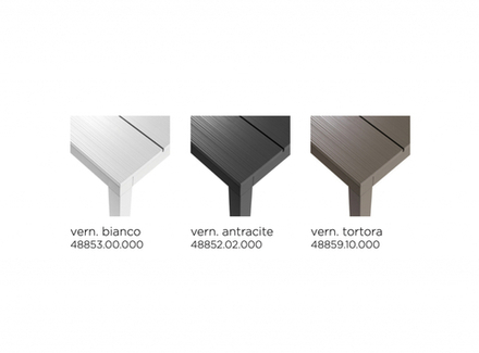 Стол металлический раздвижной Nardi Rio Alu 210 Extensibile, белый