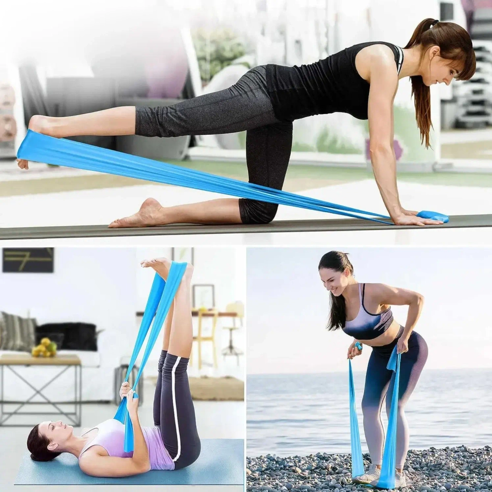 Жгут для йоги 0,45 мм*15 см*2 м (туба). розовый