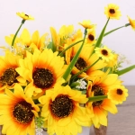 Цветочная композиция «Мечта» 10*20см Подсолнухи