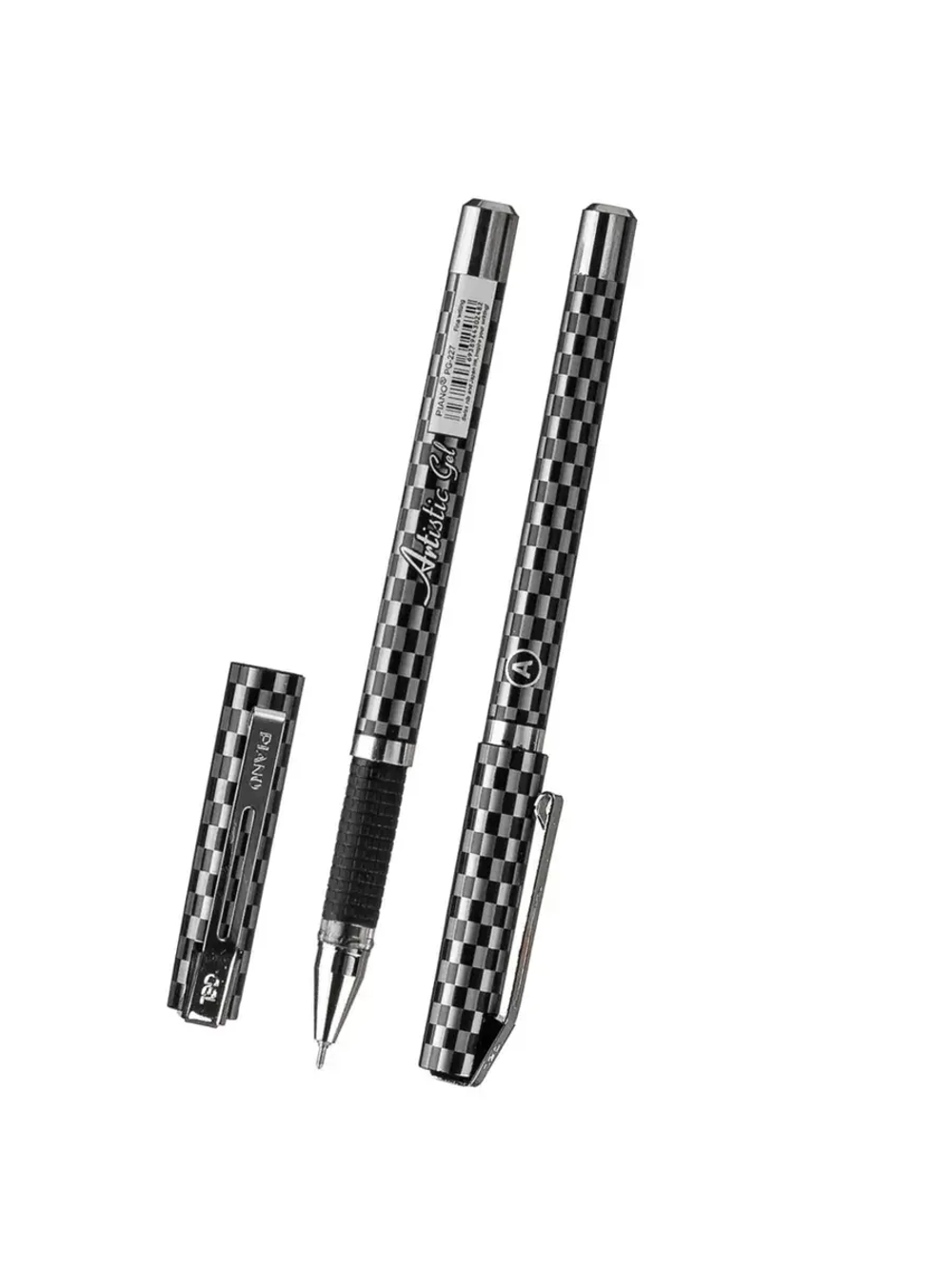 Ручка гелевая 12 шт Piаno Artistic Gel черная