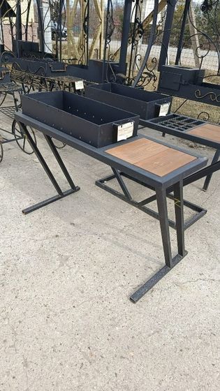 Мангал Лофт №2 раздельный стол Z