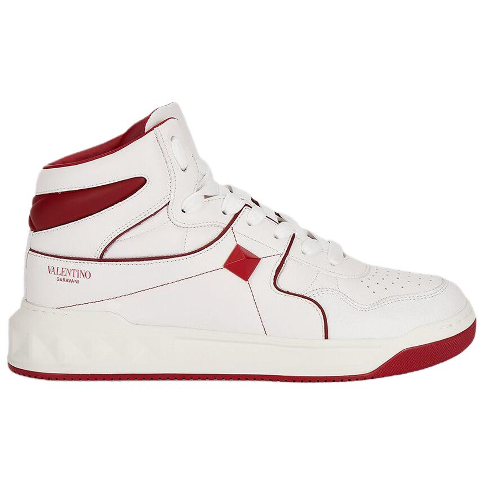 Valentino High top High top Stylish Skateboarding Shoes Men"s White