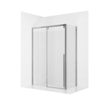 Душевое ограждение Ambassador Intense 110021102IX-100IX (130х100х200) прямоугольник,хром,стекло прозрачное,раздвижная,2 места
