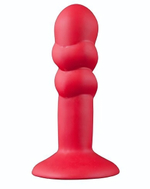Красная анальная пробка SHOVE UP 5INCH SILICONE BUTT PLUG RED - 12,7 см. (Цвет: красный)