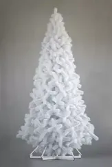 Интерьерная искусственная сосна Рублевская белая 7,5 м., ствольная, Леска, Green Trees (GT7,5RULESW)