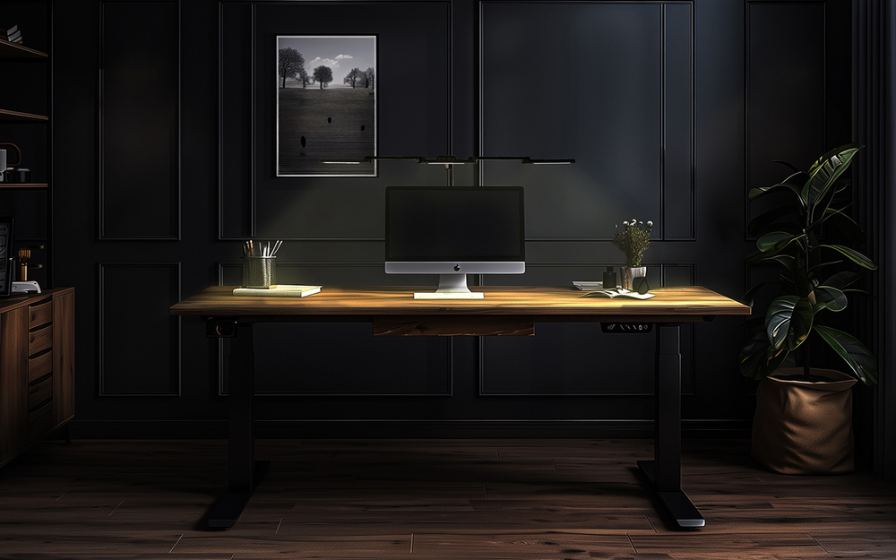 Светильник FRIENDME бестеневой настольный на струбцине светодиодный No. 2 белый с тройным источником света. Яркость - 1270 lum. 24W.