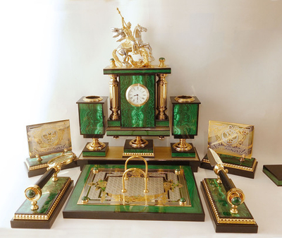 Письменный набор с Георгием Победоносцем