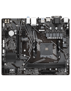 GIGABYTE A520M S2H, AM4, A520, 2*DDR4, 4*SATA, 1*M.2, 4*USB 3.2, 2*USB 2.0, 1*PCIx16, 2*PCIx1, D-Sub+HDMI+DVI, mATX